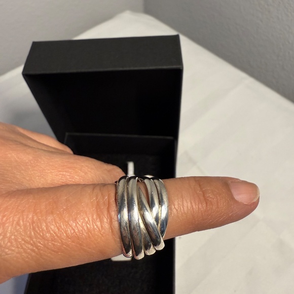 Three Mexican Silver Rings - Picture 9 of 10